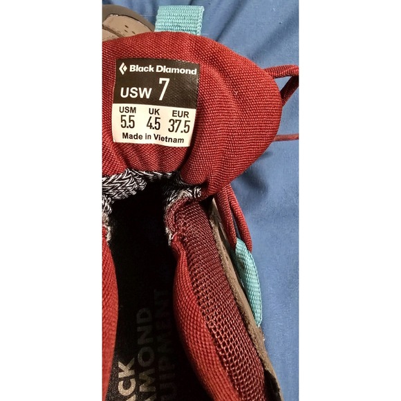 Black Diamond Equipment Mission Leather Low WP Womens Hiking Shoes Size 7 - Picture 6 of 6